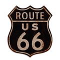 A TIN ROUTE 66 SIGN