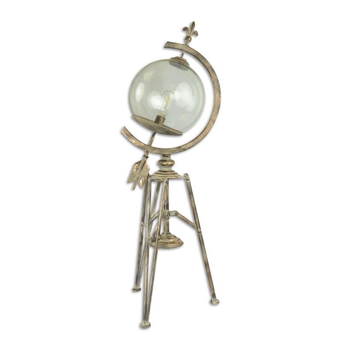 A TRIPOD BALL LANTERN