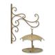 A WALL MOUNT IRON BIRD FEEDER