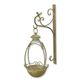 A WALL MOUNT IRON BIRD FEEDER