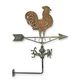 A WALL MOUNT IRON WEATHERVANE - ROOSTER