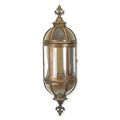 A WALL MOUNT TIN LANTERN