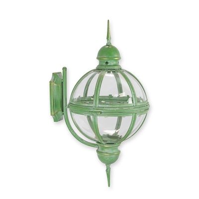 A WALL MOUNT TIN LANTERN