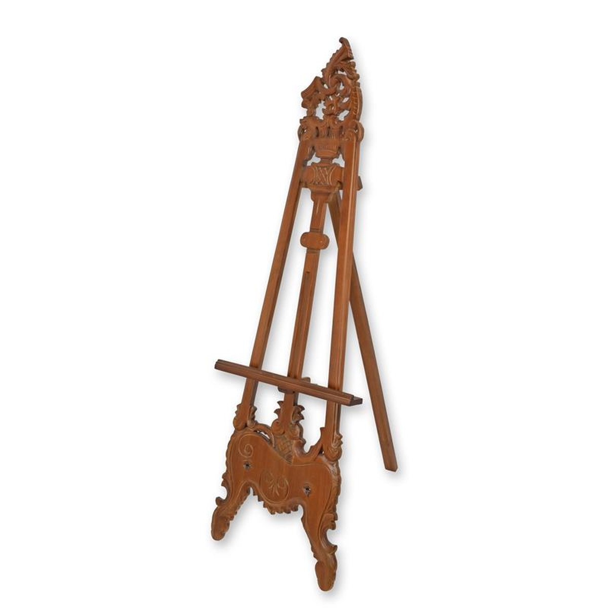 A WOODEN EASEL