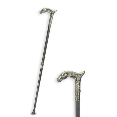AN ALUMINIUM WALKING STICK
