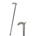 AN ALUMINIUM WALKING STICK
