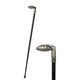 AN ALUMINIUM WALKING STICK