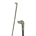 AN ALUMINIUM WALKING STICK