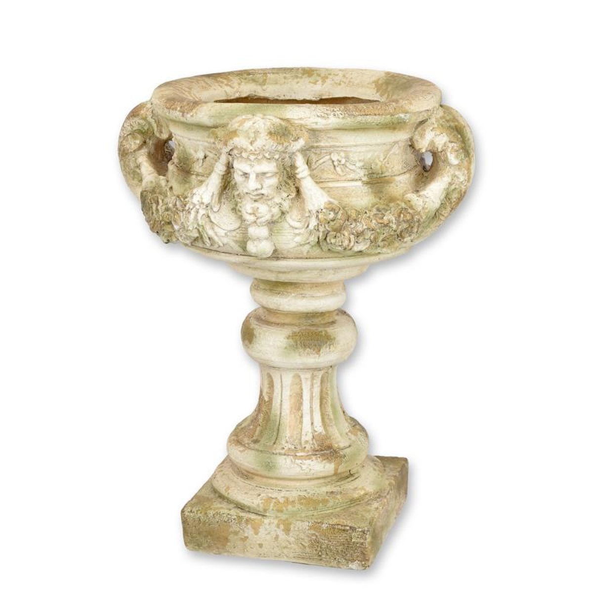 AN ANTIQUE STYLE MGO GARDEN URN