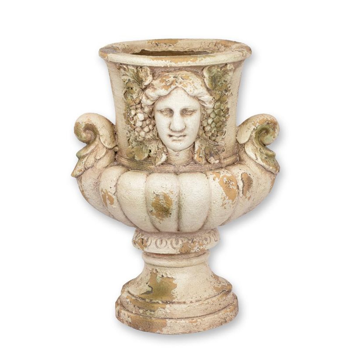AN ANTIQUE STYLE MGO GARDEN URN