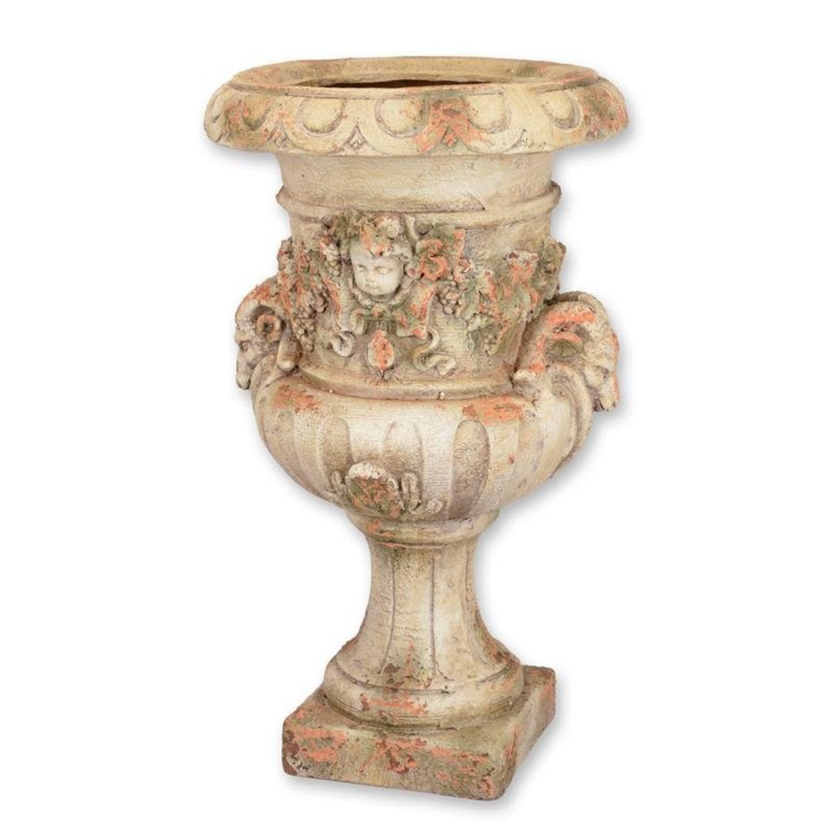 An Antique Style Mgo Garden Urn