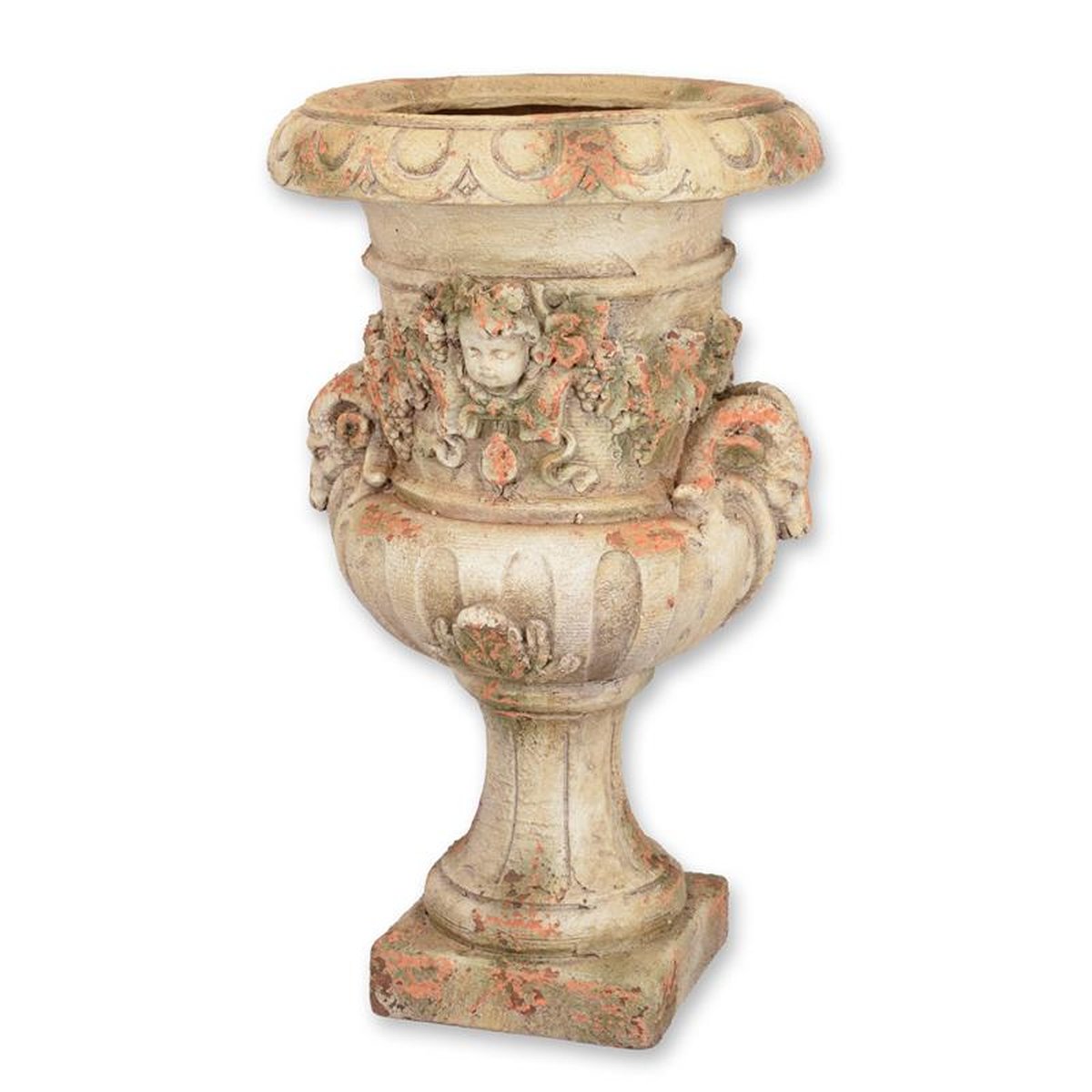 AN ANTIQUE STYLE MGO GARDEN URN