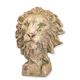 AN ANTIQUE STYLE MGO LION HEAD