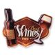 AN EMBOSSED TIN PLATE - BEST WINES FOR YOU