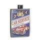 AN EMBOSSED TIN PLATE OIL CAN - CAR SERVICE
