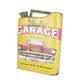 AN EMBOSSED TIN PLATE OIL CAN - DAD'S GARAGE