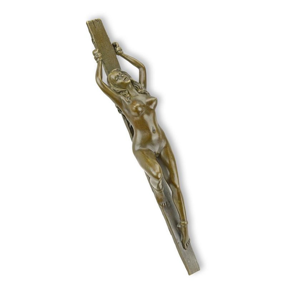 AN EROTIC BRONZE PAPERWEIGHT
