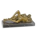 AN EROTIC BRONZE SCULPTURE OF A COUPLE HAVING SEX