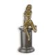 AN EROTIC BRONZE SCULPTURE OF A FEMALE NUDE