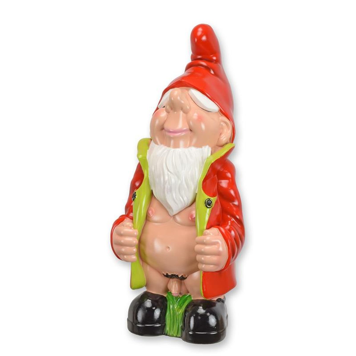 AN EROTIC RESIN MALE GARDEN GNOME