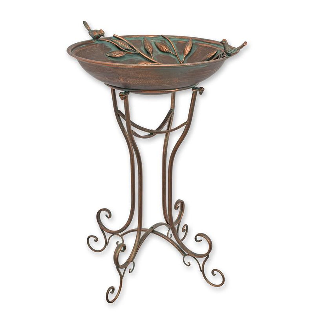 AN IRON BIRD BATH