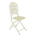 AN IRON CHAIR - WHITE