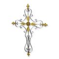 AN IRON CROSS WALL DECOR
