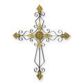 AN IRON CROSS WALL DECOR