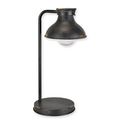 AN IRON DESK LAMP - BLACK (ON BATTERIES)