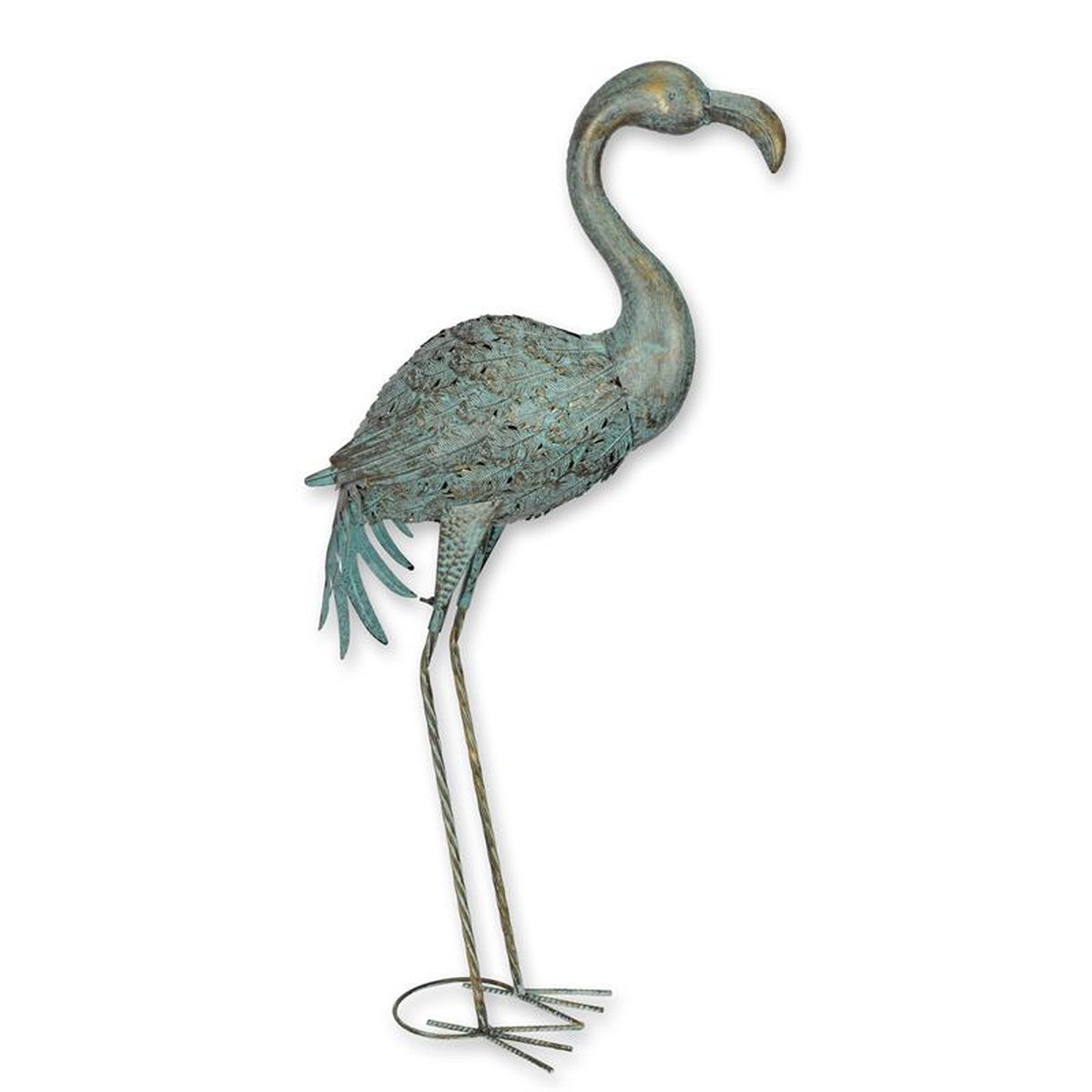 AN IRON FLAMINGO