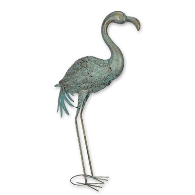AN IRON FLAMINGO