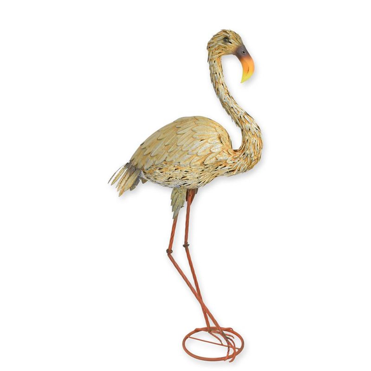 AN IRON FLAMINGO