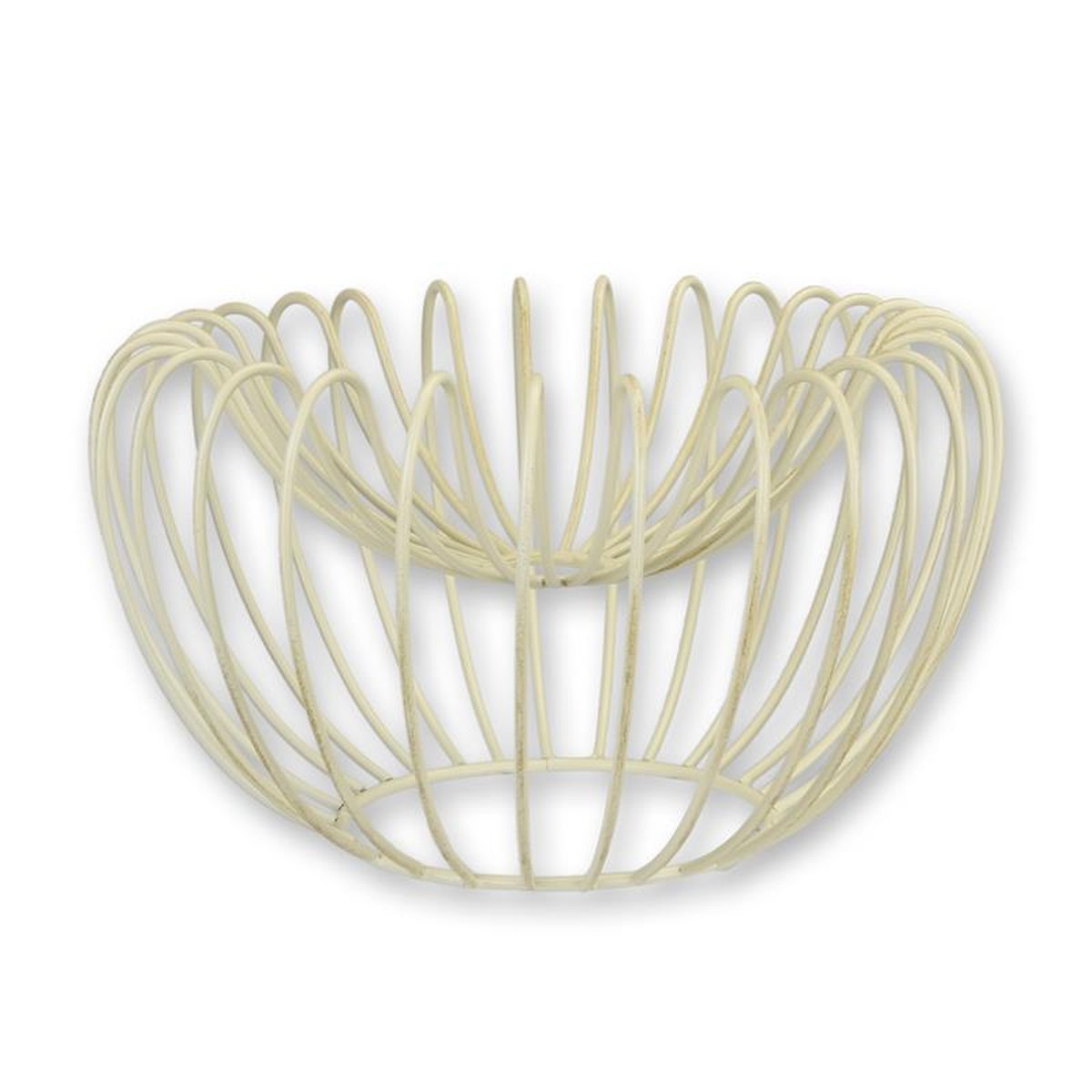 AN IRON FRUIT BASKET