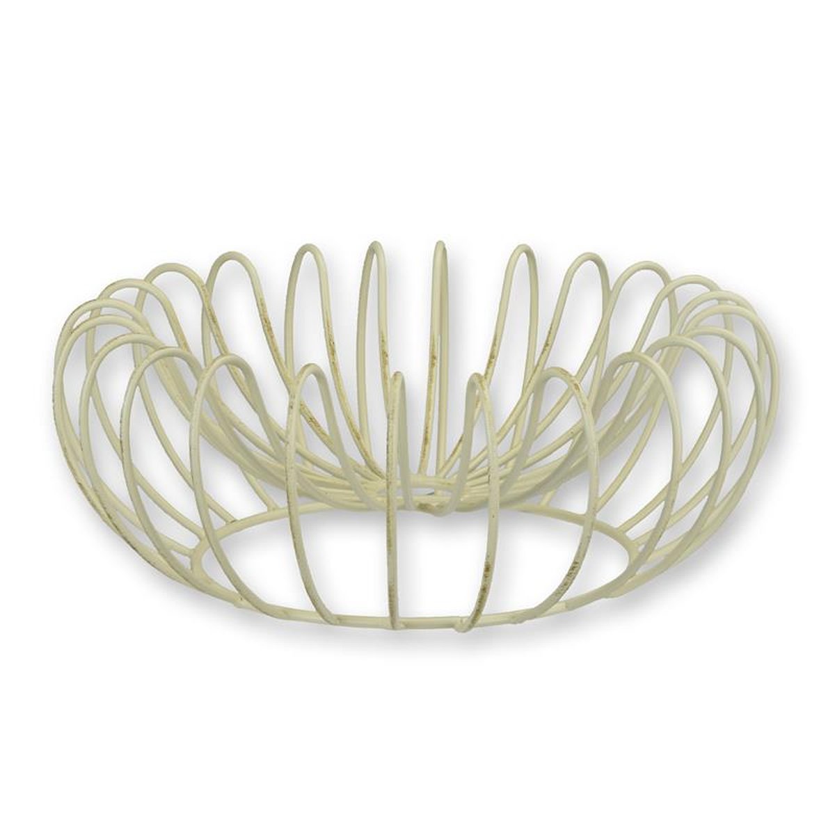 AN IRON FRUIT BASKET