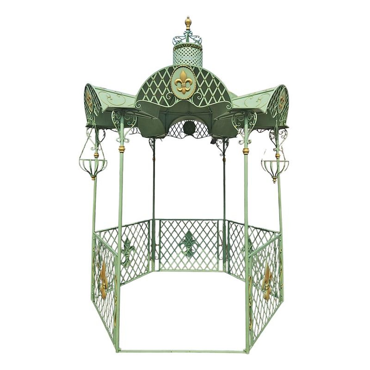 AN IRON GAZEBO