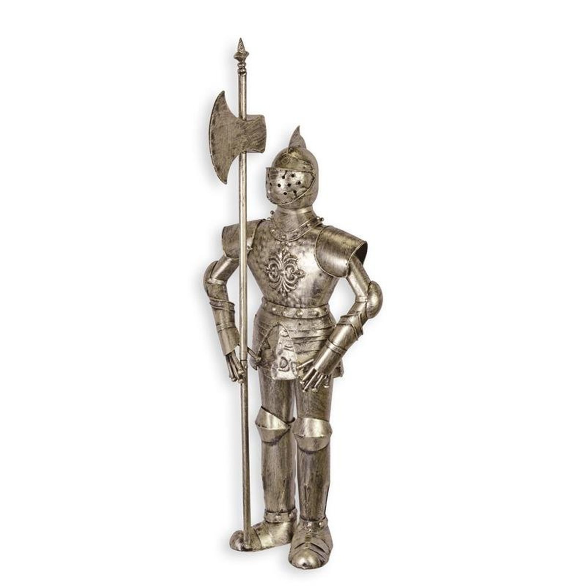 An Iron Knights Suit of Armor with Pollaxe