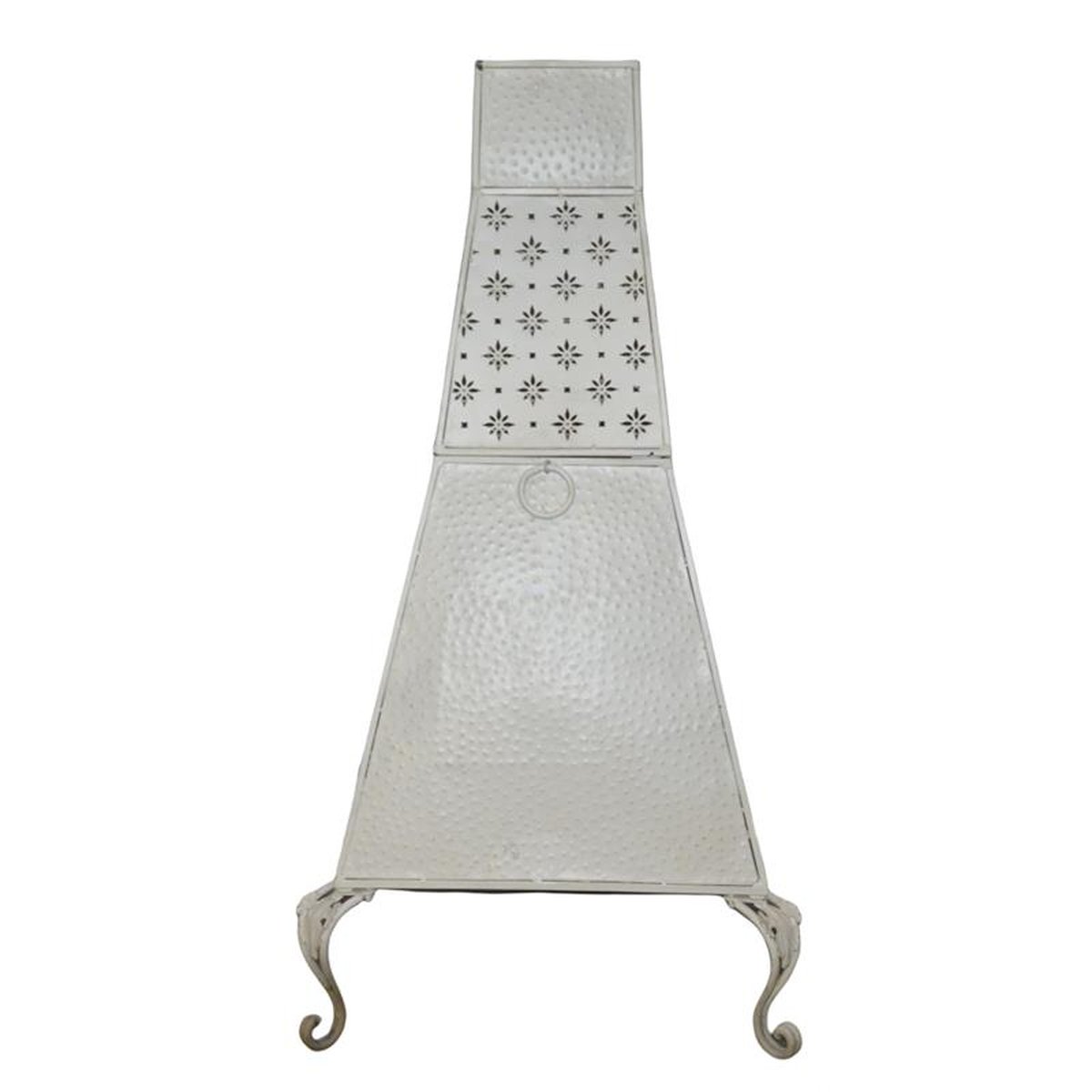 AN IRON PATIO HEATER