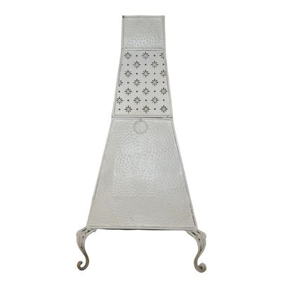 AN IRON PATIO HEATER