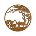AN IRON SAVANNA WALL DECOR