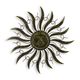 AN IRON SUN WALL DECOR, SMALL