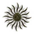 AN IRON SUN WALL DECOR, SMALL