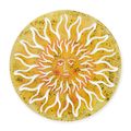 AN IRON SUN WALL DECOR