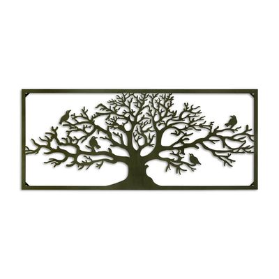 AN IRON TREE OF LIFE WALL DECOR