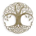 AN IRON TREE OF LIFE WALL DECOR