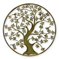 AN IRON TREE OF LIFE WALL DECOR
