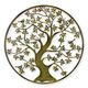 AN IRON TREE OF LIFE WALL DECOR