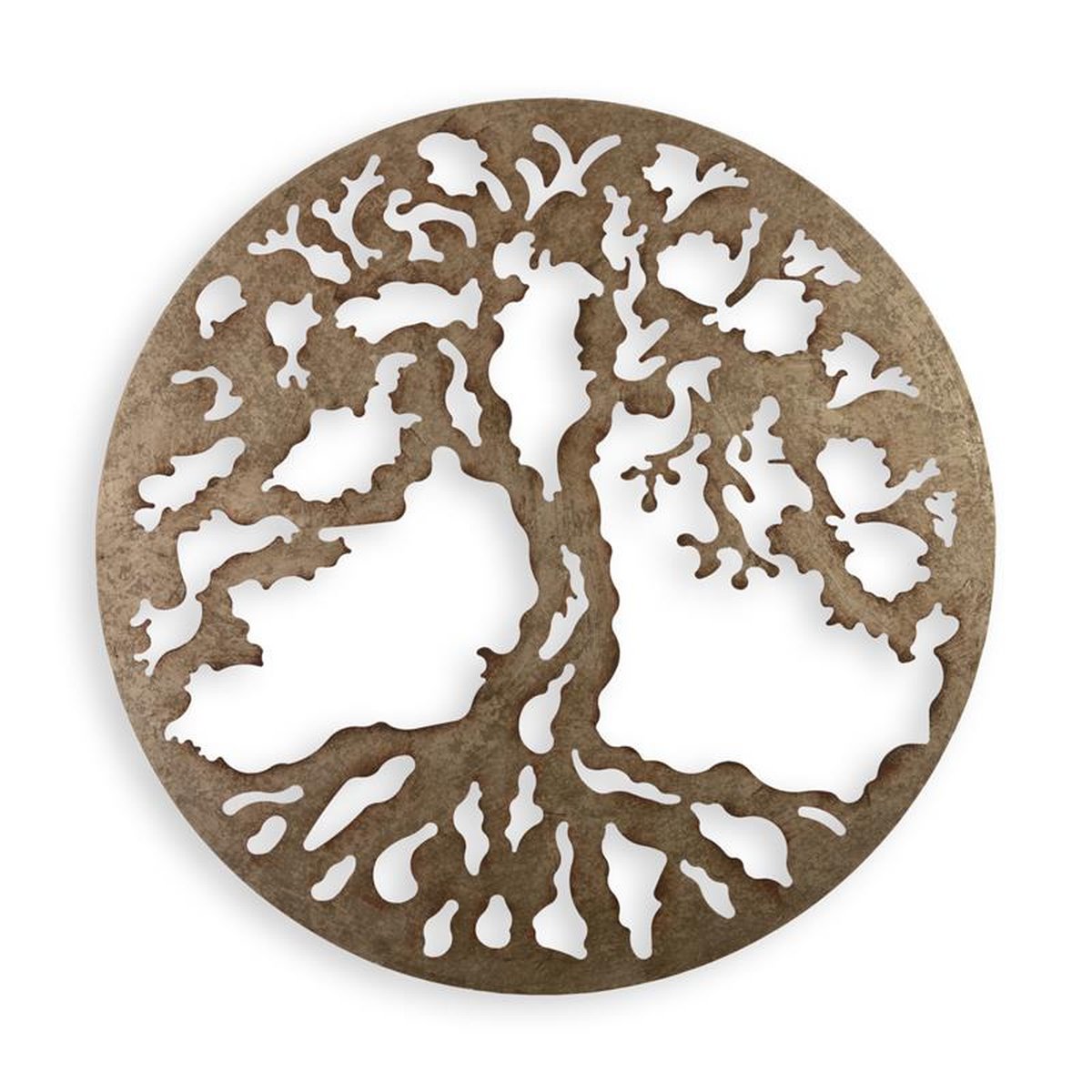 AN IRON TREE WALL DECOR