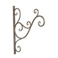 AN IRON WALL HOOK - BROWN