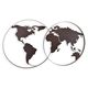 AN IRON WORLD MAP WALL DECOR