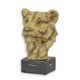 AN MGO SCULPTURE OF A LIONESS HEAD
